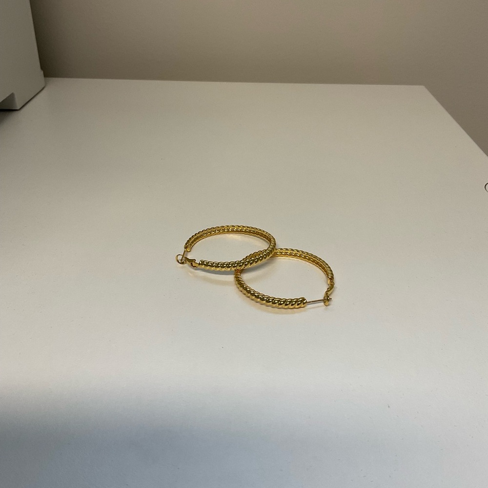 .925 Sterling Silver Hoop Earrings